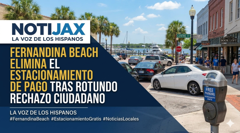 FERNANDINA BEACH ELIMINA EL ESTACIONAMIENTO DE PAGO TRAS ROTUNDO RECHAZO CIUDADANO