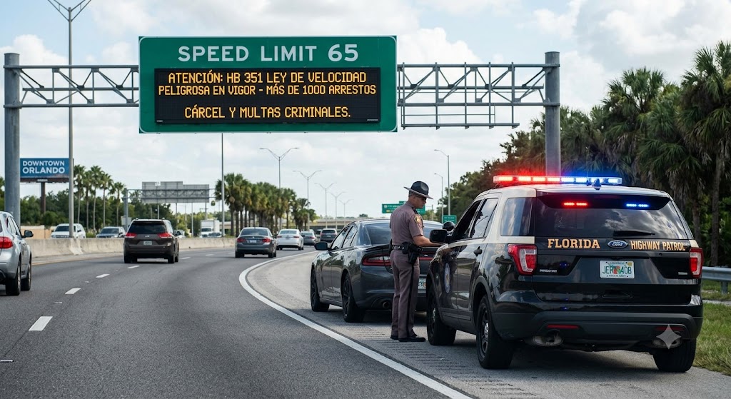 Más de 4,000 Arrestados: El Impacto de la Ley «Super Speeder» en Florida a un Año de su vigencia ,Jacksonville hoy.               cia