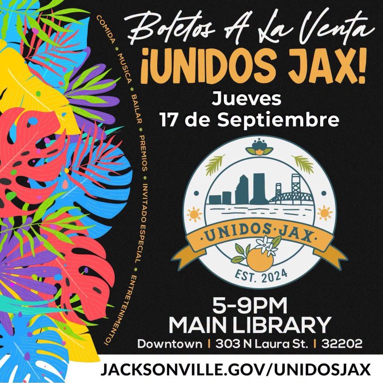 HOY SE LLEVA A CABO LA TERCERA EDICIÓN ANUAL DE UNIDOS JAX EN LA BIBLIOTECA PRINCIPAL