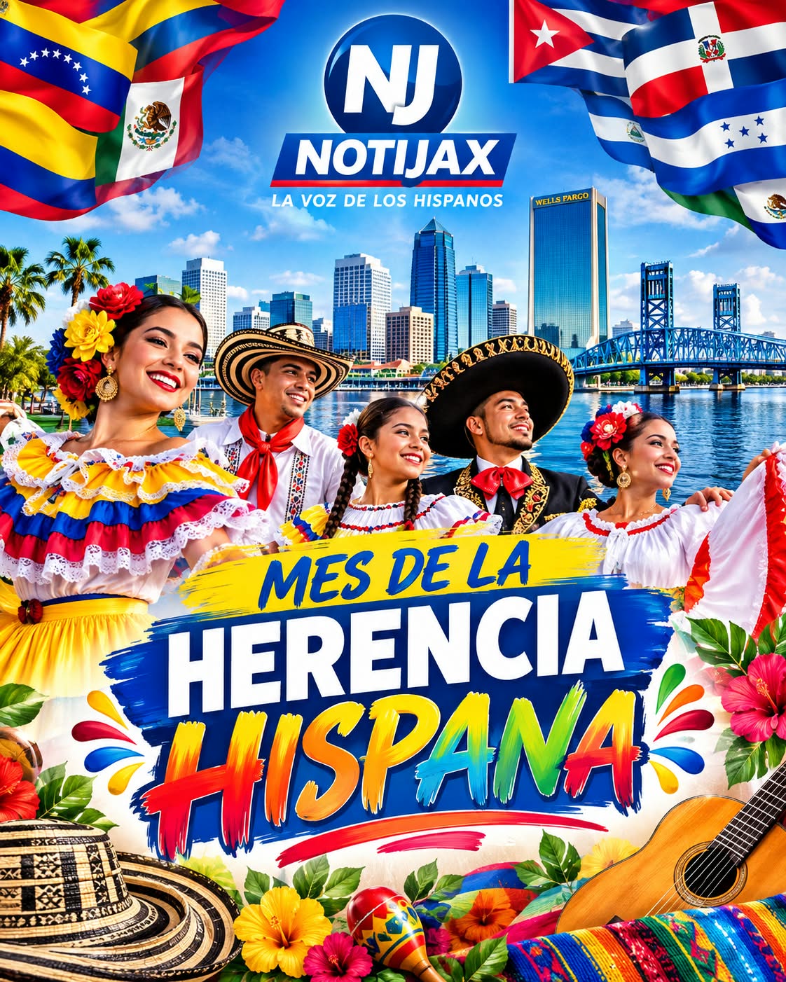 JACKSONVILLE SE VISTE DE GALA: PREPARATE PARA CELEBRAR EL MES DE LA HERENCIA HISPANA JACKSONVILLE SE VISTE DE GALA: PREPARATE PARA CELEBRAR EL MES DE LA HERENCIA HISPANA