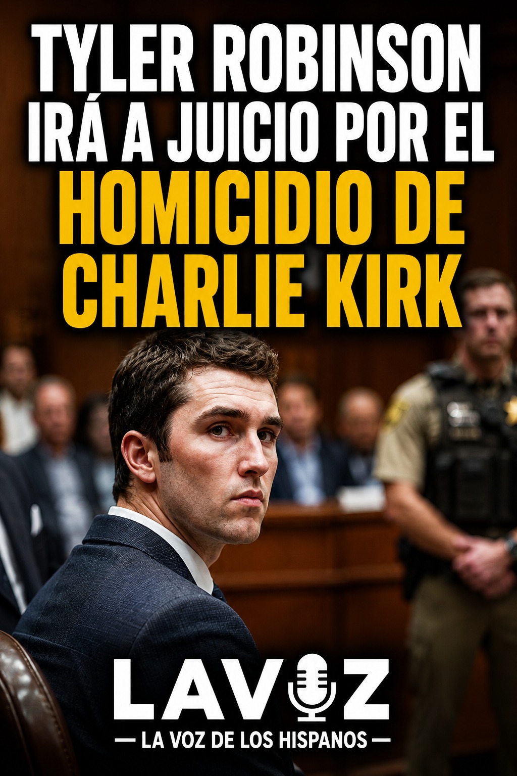 TYLER ROBINSON IRÁ A JUICIO POR EL HOMICIDIO DE CHARLIE KIRK
