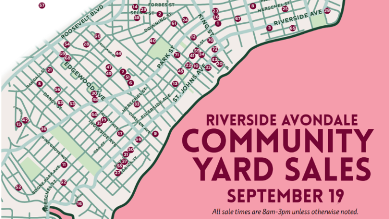 RIVERSIDE AVONDALE PRESERVATION ORGANIZA SU PRIMERA VENTA DE GARAJE COMUNITARIA