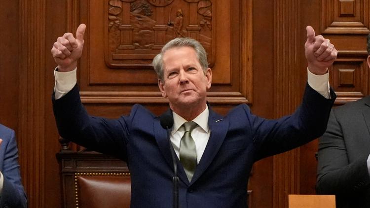 Gov. Brian Kemp suspends gas tax in Georgia amid soaring prices at the pump Gov. Brian Kemp suspends gas tax in Georgia amid soaring prices at the pump