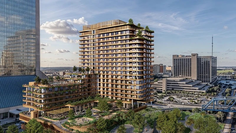 MEGAPROYECTO EN REVISIÓN: UNA NUEVA TORRE DE 20 PISOS TRANSFORMARÁ EL CENTRO DE JACKSONVILLE