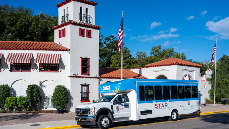 TRANSPORTE GRATUITO STAR CIRCULATOR AMPLÍA RUTA EN ST. AUGUSTINE TRANSPORTE GRATUITO STAR CIRCULATOR AMPLÍA RUTA EN ST. AUGUSTINE