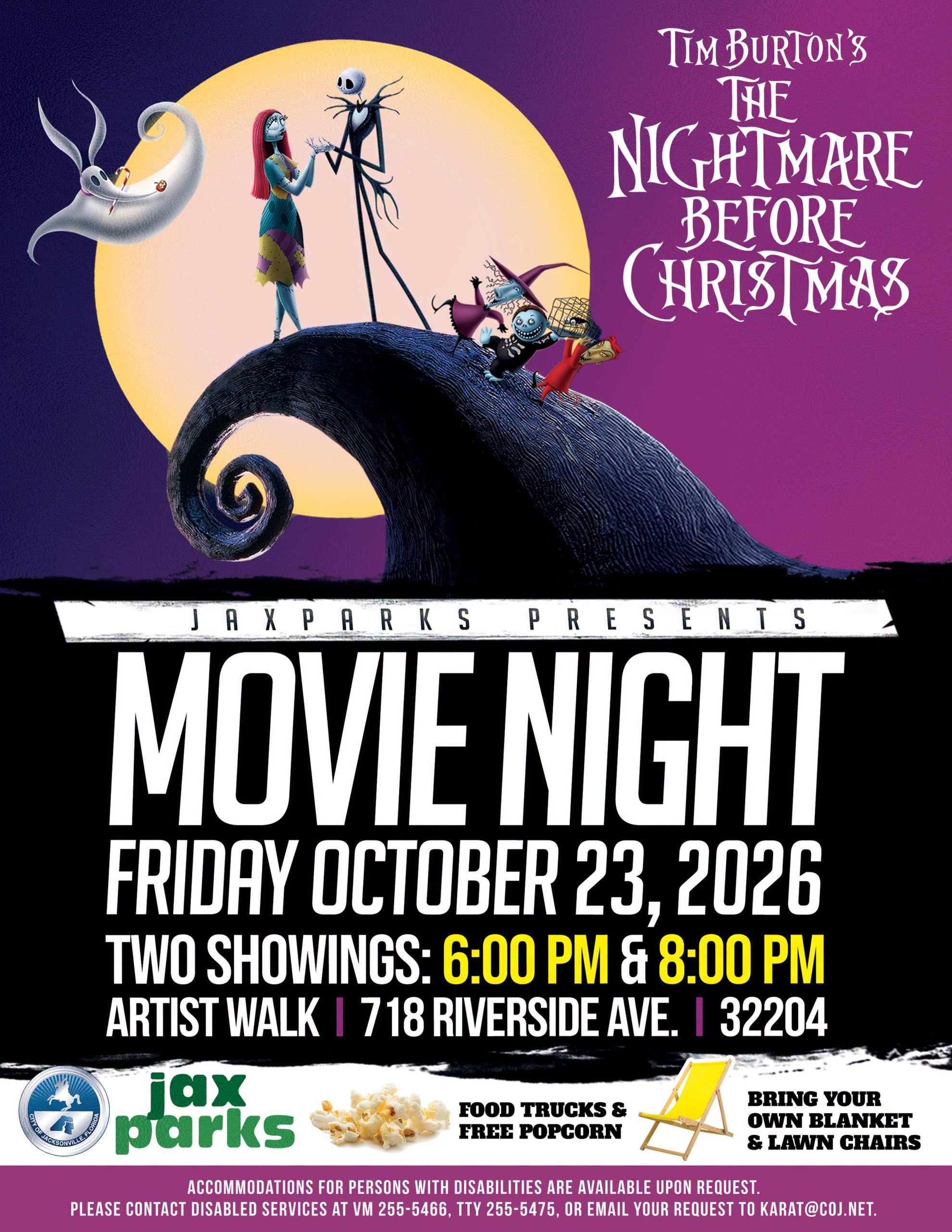 CINE EN EL PARQUE CAMBIA DE FECHA Y LLEGA CON EDICIÓN ESPECIAL DE HALLOWEEN ESTE VIERNES 23 DE OCTUBRE