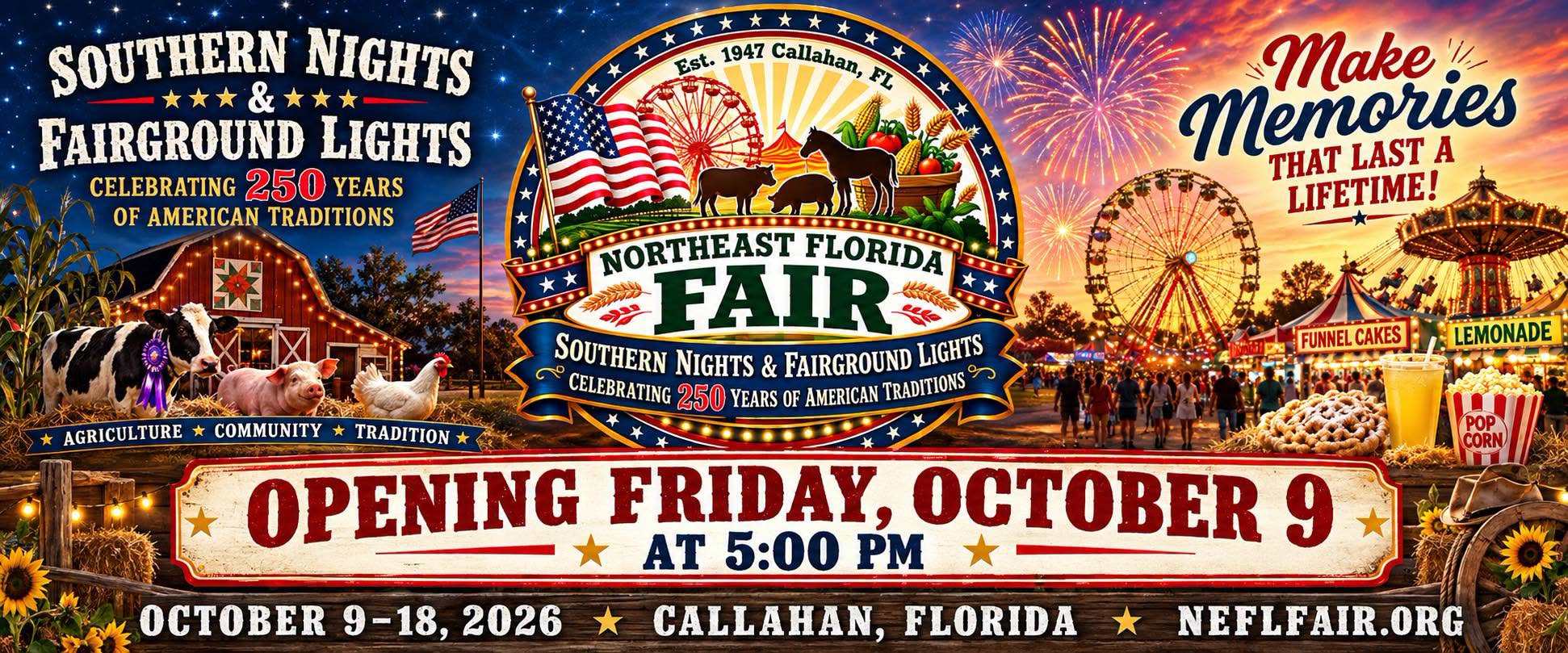POSPONEN LA APERTURA DE LA FERIA DEL NORESTE DE FLORIDA POR CONDICIONES CLIMÁTICAS