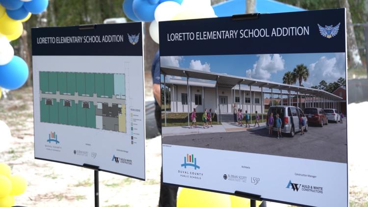 New building addition under construction at Loretto Elementary New building addition under construction at Loretto Elementary