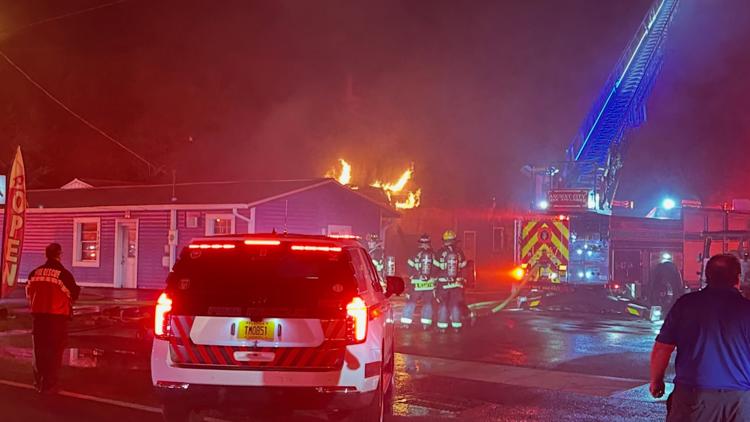 No injuries reported after large building fire at St. Augustine golf cart business