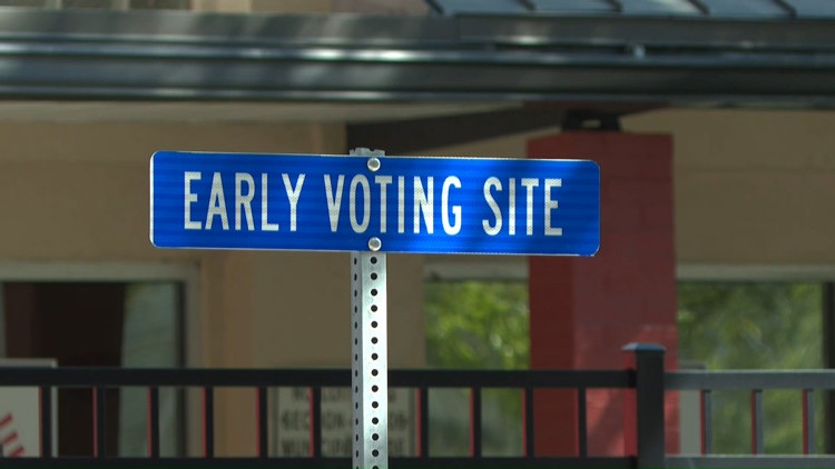 Where are the early voting locations in Clay County?